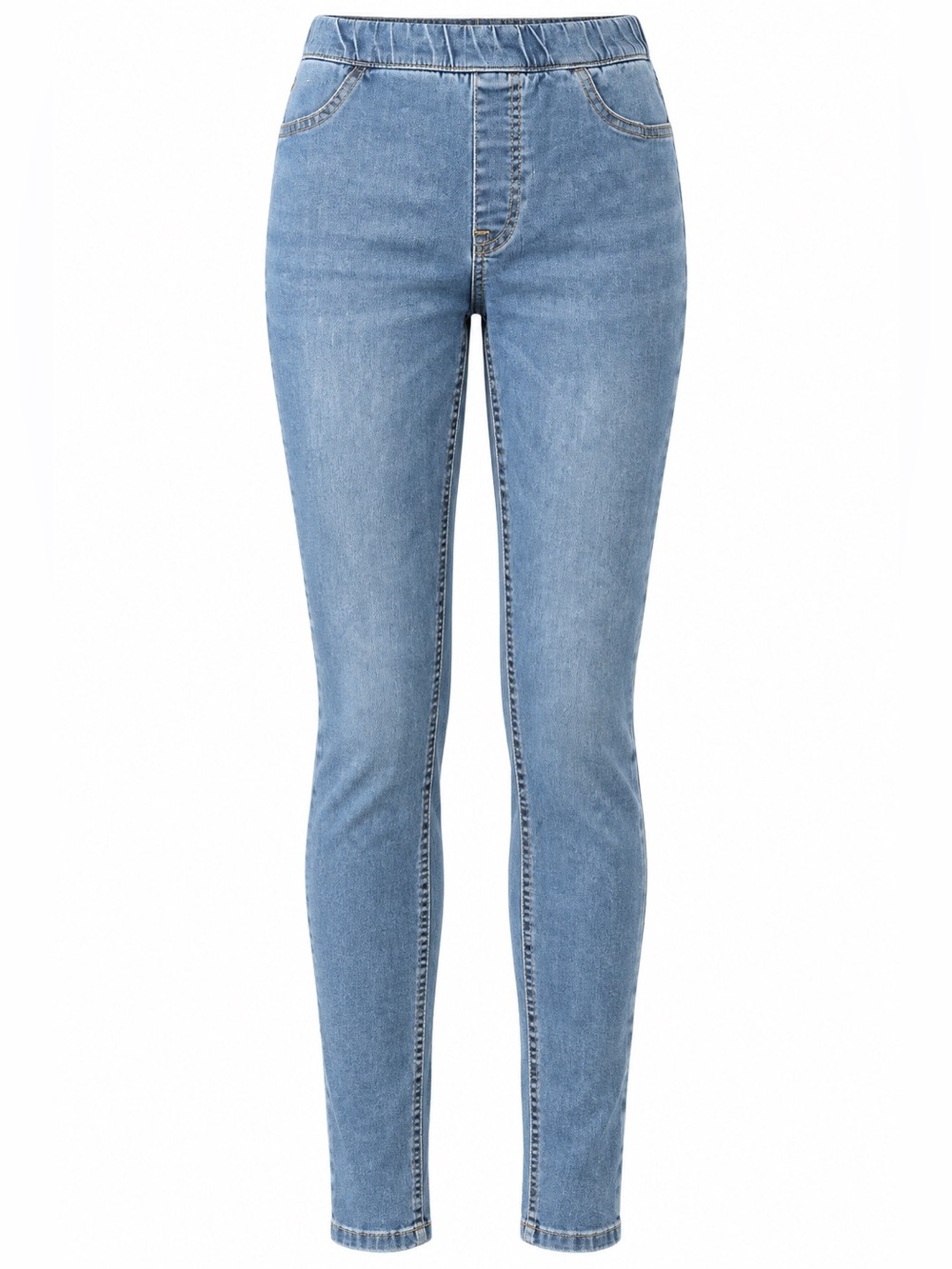 Parasuco Y2K Pull-On Skinny Jeggings Blue Denim Stretch Jeans 30 Waist 36 legs